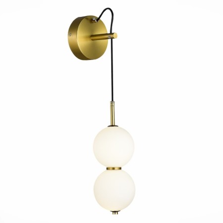 Sconces st. SL6112.201.07. Ode. 1x7 W, LED, 4000K, 525 LM, 12x43 cm, golden color-3