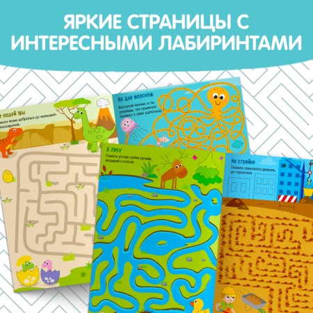 A reusable book with the tasks “Write and Style. Labyrinths and confusion ”, 12 p.-3