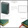 Diary Leduced A5+, 136 sheets of Sidney Nebraska, solid cover, artificial leather, gold cut, golden corners, blue