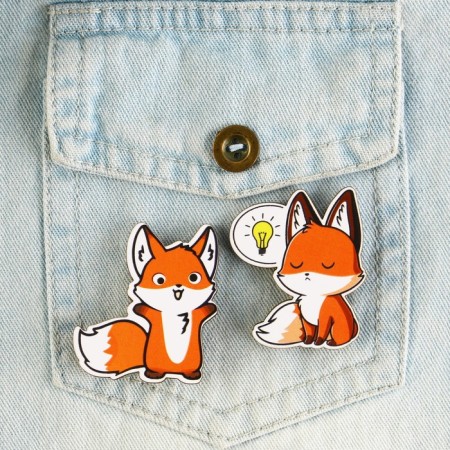 Wooden icons "This is a crazy idea", 2 pcs.-5