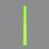 Reflective slap score, self-fixing, 3 × 40 cm, light green color