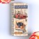 Wooden envelope with the seal "Congratulations!" Red car