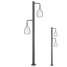 Landscape LED NOVOTECH lamp. ROCA, 18W, LED, 1800x170x532 mm, dark gray color