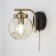 Sconces Citilux "Elvin" CL105315, 13x15 cm, 1x20W, LED, Black Color Black