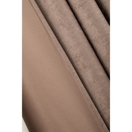 Decofest "Aron" curtain, size 200x270 cm, velor, cocoa color with milk-4