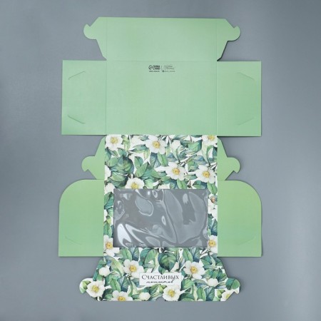 Capley box, confectionery packaging is bilateral, 6 cells of “happy moments”, 25 x 17 x 10 cm-6