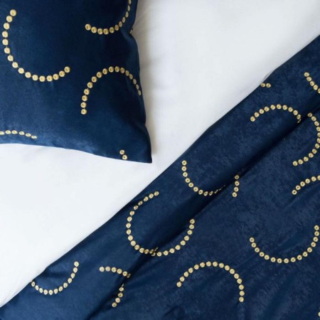 Cover with pillowcases "Jim", size 230x250 cm, blue color-2