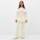 Lenced Women's sweatshirt with the basis of Mist Cozy Style, Milk, Size 52