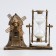 Sanding clock "Mill", souvenir, 15.5 x 7 x 12.5 cm