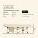 Folding folder 190 x 71 x 38 cm, up to 120 kg, beige color
