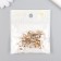 Buttons plastic for creativity on the leg "smooth ball" gold set 20 pcs 1x1 cm