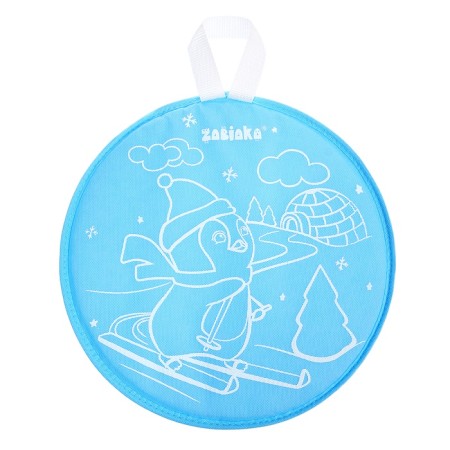 Ice is soft, children's "penguin", diameter 35 cm, blue color