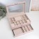 Casket to the leatherette for jewelry "Cabrine" pink 30.5x20x13.5 cm