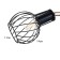 Bra with a switch on the wire "Bianca" E14 40W black 17x11x17cm