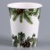 A single -paper cup "Happy New Year", spruce branches