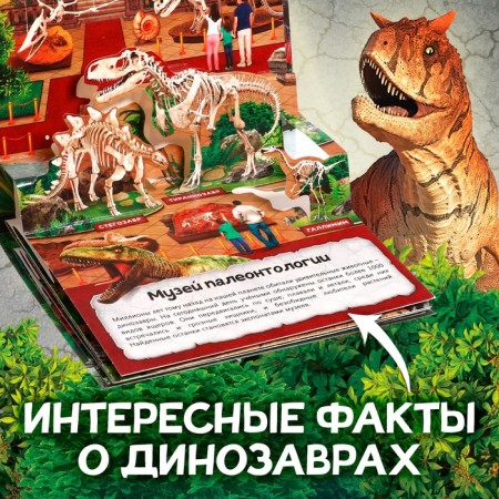 Book-Book 3D "Dinosaurs", 12 p.-2