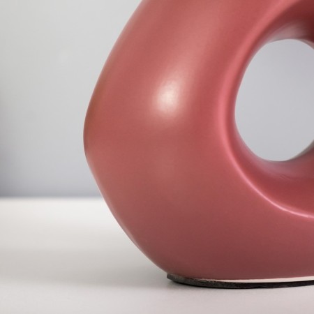 Sigalia table lamp E14 15W burgundy 15x15x28 cm Risalux-3