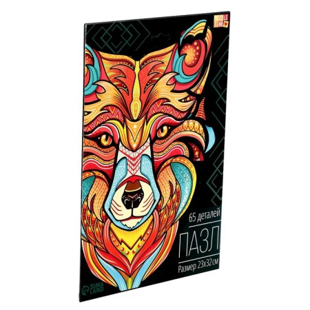 Figure puzzle in the frame "Fox"-4
