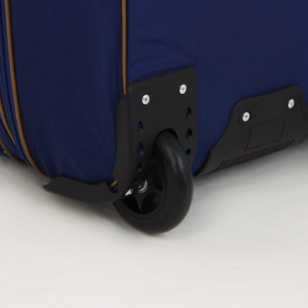 Small suitcase 20 ", a road bag with a zipper, blue color-7