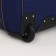 Small suitcase 20 ", a road bag with a zipper, blue color
