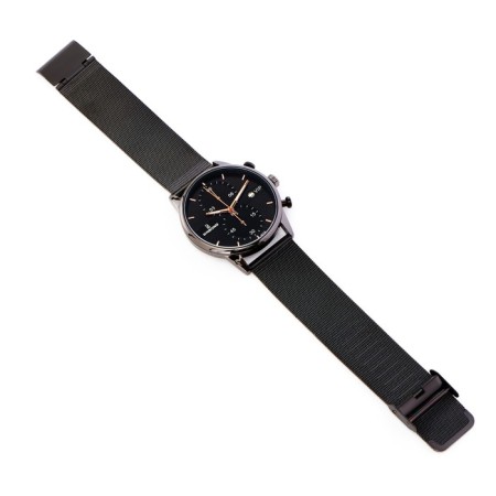 Men's wristwaters, with calendar, d-4.2 cm, strap L-26 cm, 3 atm, black-7