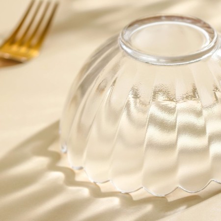 Glass SALATION "Chrysanthema", 290 ml, D = 11.7 cm, the color is transparent-3