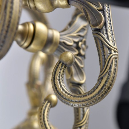 Amanda chandelier, 8x40W E27, brass color-6