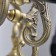 Amanda chandelier, 8x40W E27, brass color
