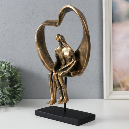 Polystone souvenir "Two in the heart" for metal 19.4x10.4x31.5 cm-3