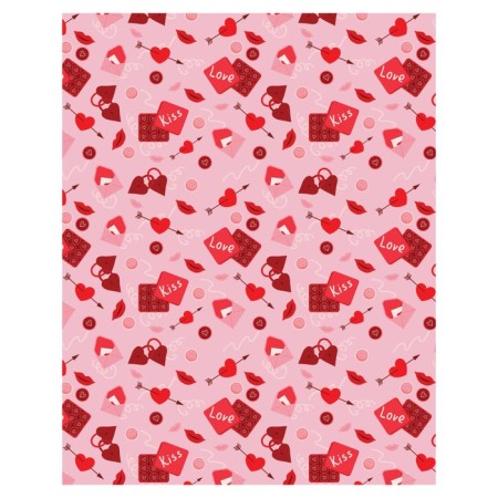 Pillow Roller "Kiss LOVE, Decorative, size 16x45 cm-1