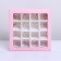 Box for sweets, confectionery packaging, 16 cells, “bloom” 17.7 x 17.7 x 3.8 cm