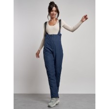 Полукомбинезон женский зимний, размер 44, цвет тёмно-синий