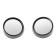 Spherical mirror, 50 mm, black, set 2 pcs