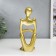 Souvenir Polystone "Abstraction - Dreamer" Gold 22x6x8 cm