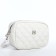 Bag Cross-Bodi with a zipper, white color