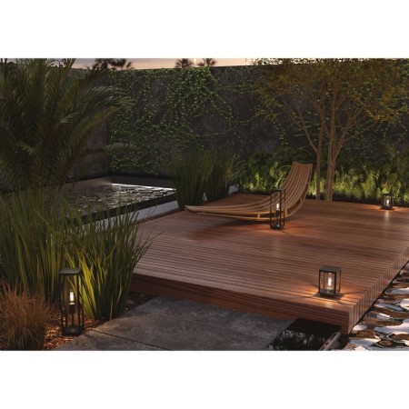 Landscape lamp Outdoor O452FL-01GF1, E27, 1x15 W, 145x145x500 mm, graphite-9