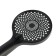 Set of showerrex Zein Z3556, upper on the hinges d = 22 cm, manual 3 modes d = 12 cm, black