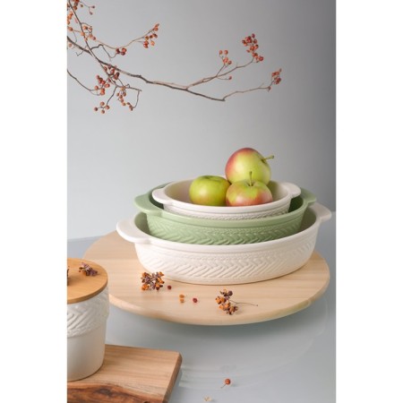 Liberty Jones Country Mill, 29.8x19 cm baking dish, the color is light green-1