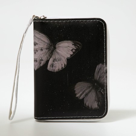 Children's wallet with lightning, black color-2