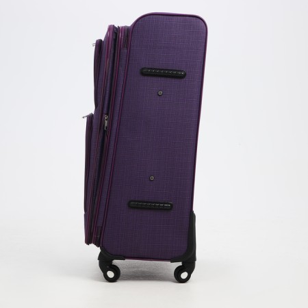 Big suitcase 28 ", a lightning department, code castle, 3 wheels, 2 external pockets, purple color-3