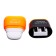 Sharpen with a container double universal with an eraser mix
