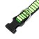 Collar "reef", width 2 cm, green
