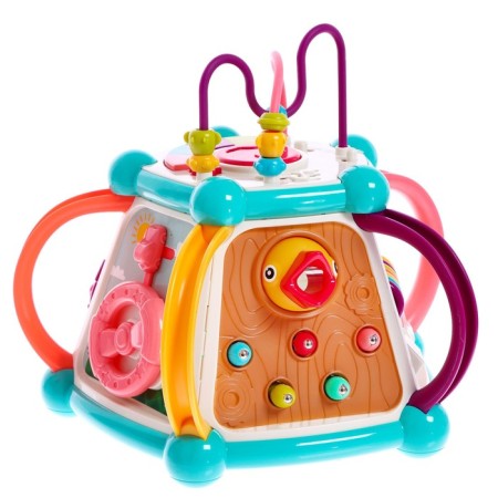 Developing toy "Logic Center", light and sound effects, works from batteries-1