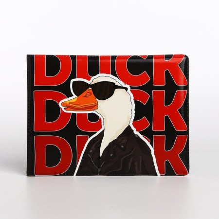 Cover for a student ticket, black/red color