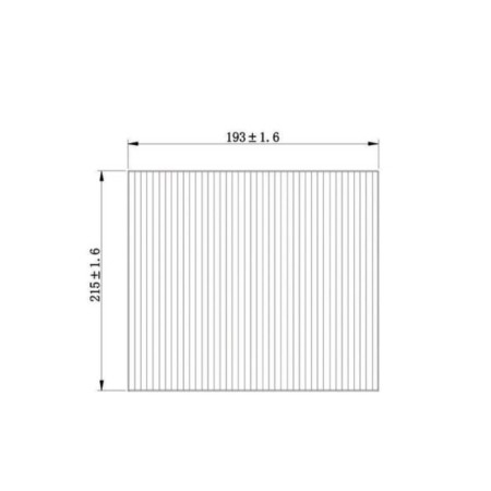 Air filter Totachi TCA-166-1