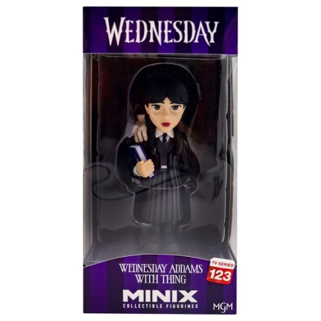 Collectible Figure Minix Wednesday "Wenses Addams and A thing", 12 cm-4