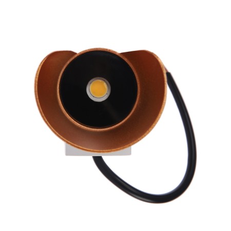 Facade lamp "Elegant", FSD-090, 6 W, 3000K, IP65, 220 V, metal, white and golden-9
