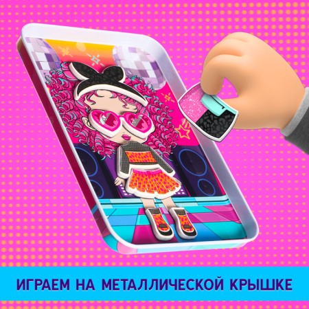 Magnetic set "Cool party", in a tin box-3