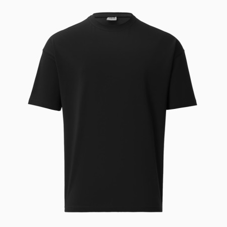 Men's T-shirt from organic cotton Minaku Oversize Fit: Black color, rr 48