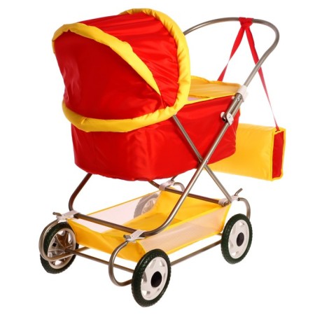Puppet stroller No. 6, red/yellow color-2